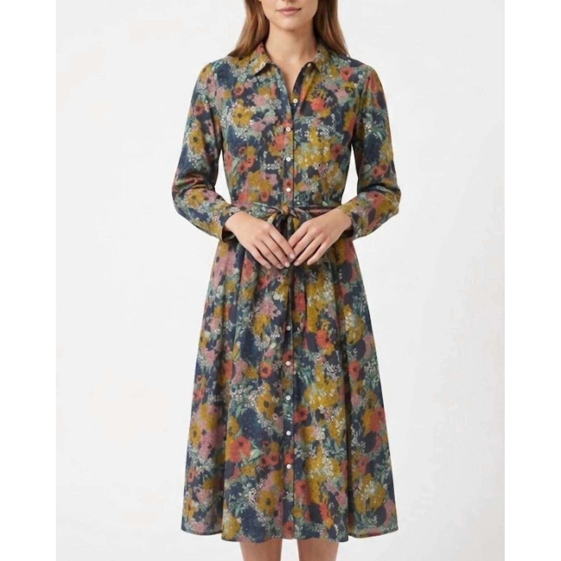 New Trovata Eliot Midi Dress In Deep Bramble